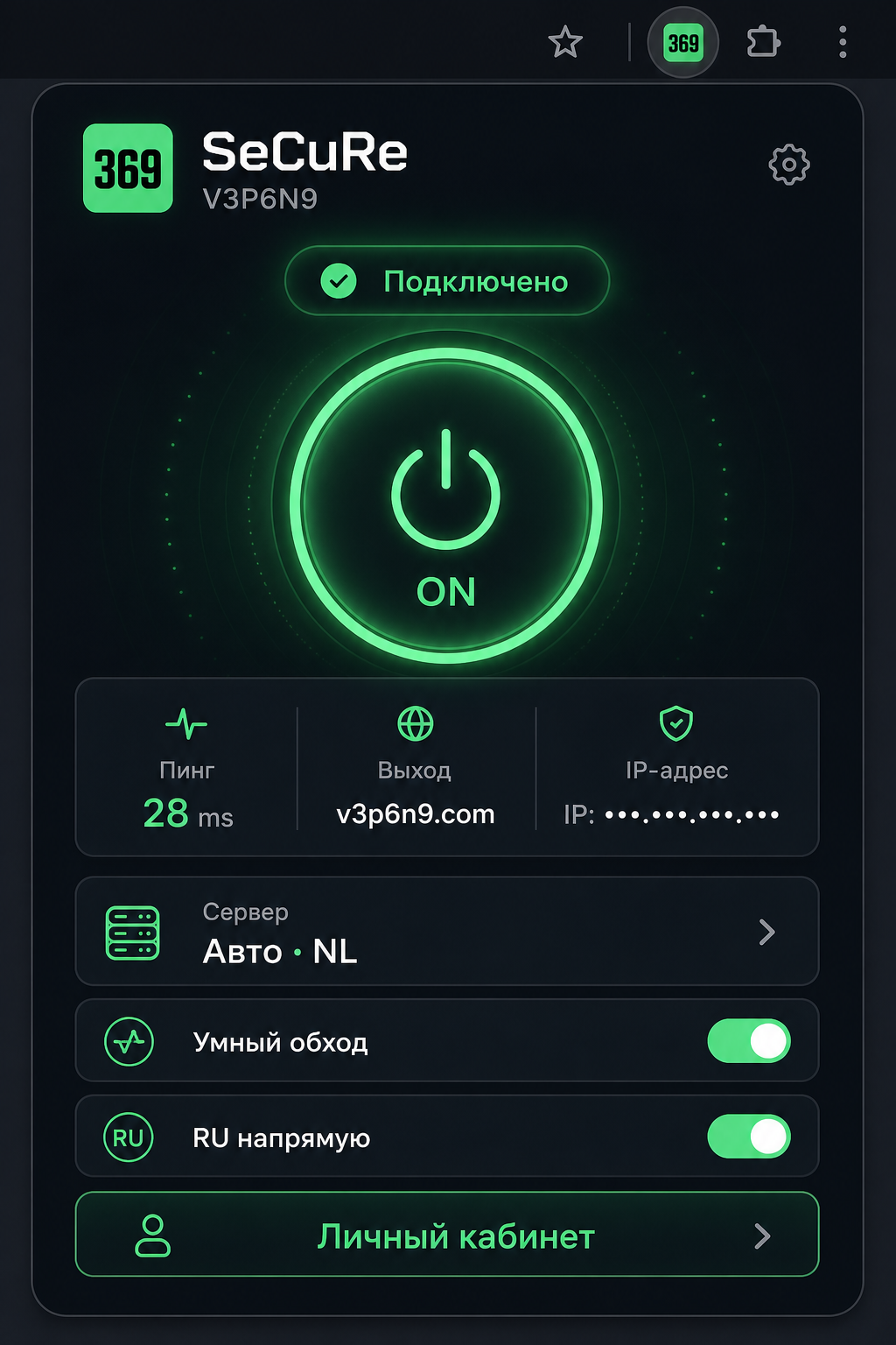 V3P6N9 Browser Extension